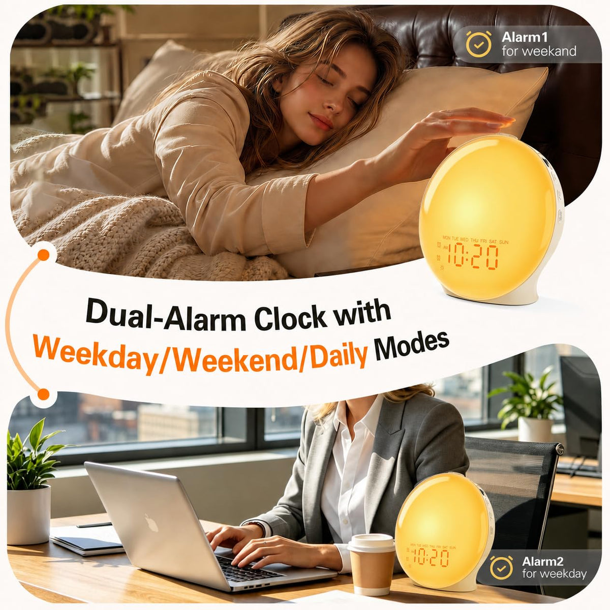 JALL Bluetooth speaker in action streaming music with rich sound to enhance bedside audio