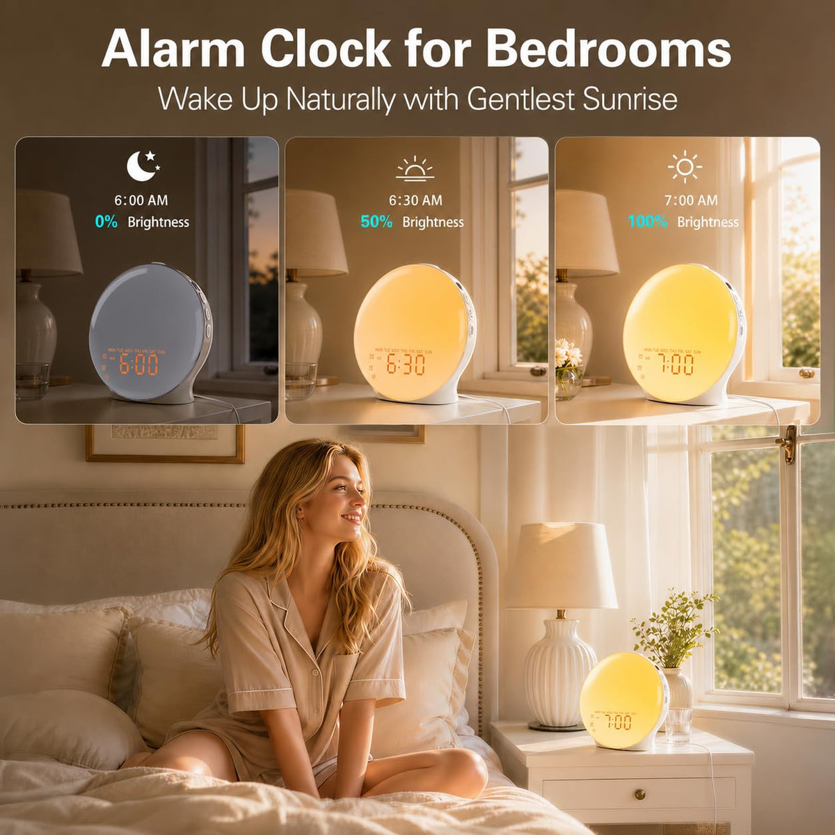 JALL close-up of brightness and timing controls, offers precise light customization