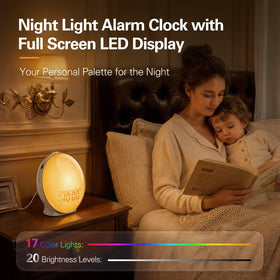 JALL showing multiple color variations for customizable bedside ambiance
