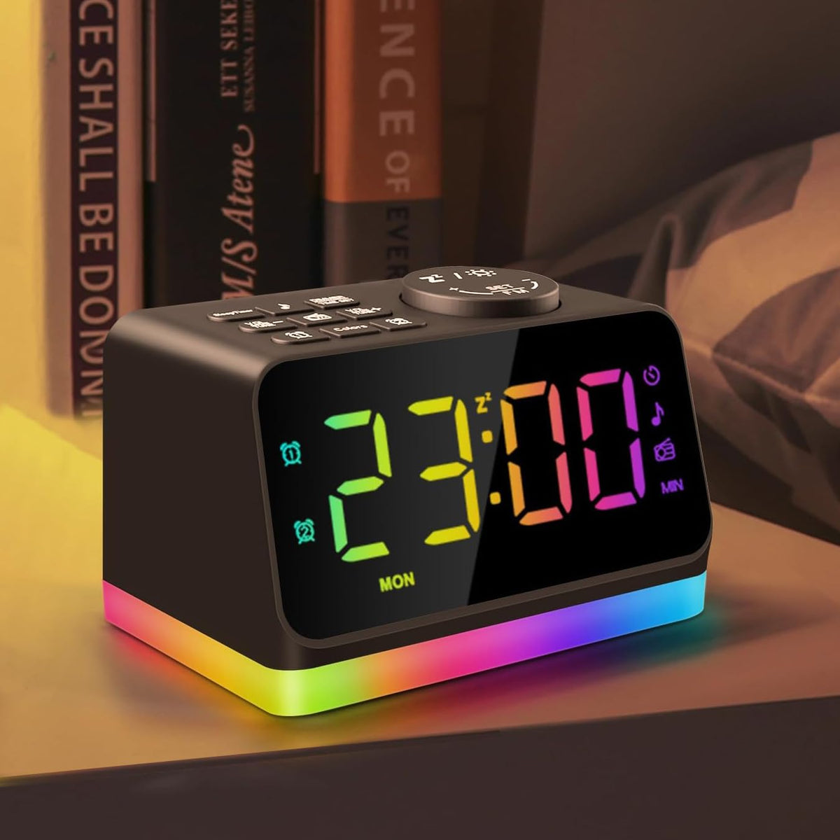 JALL front display showing large digits and adjustable brightness benefit easy readability