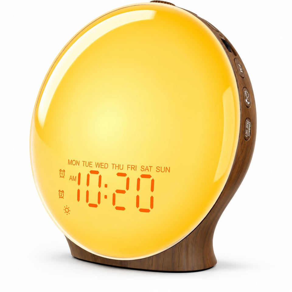 JALL full-screen panel showing even dawn glow and gentle wake benefit