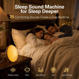 JALL placed on bedside table in morning scene improving wake routines