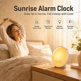 JALL light gradient demo across panel demonstrating soft dawn effect to wake sleepers calmly