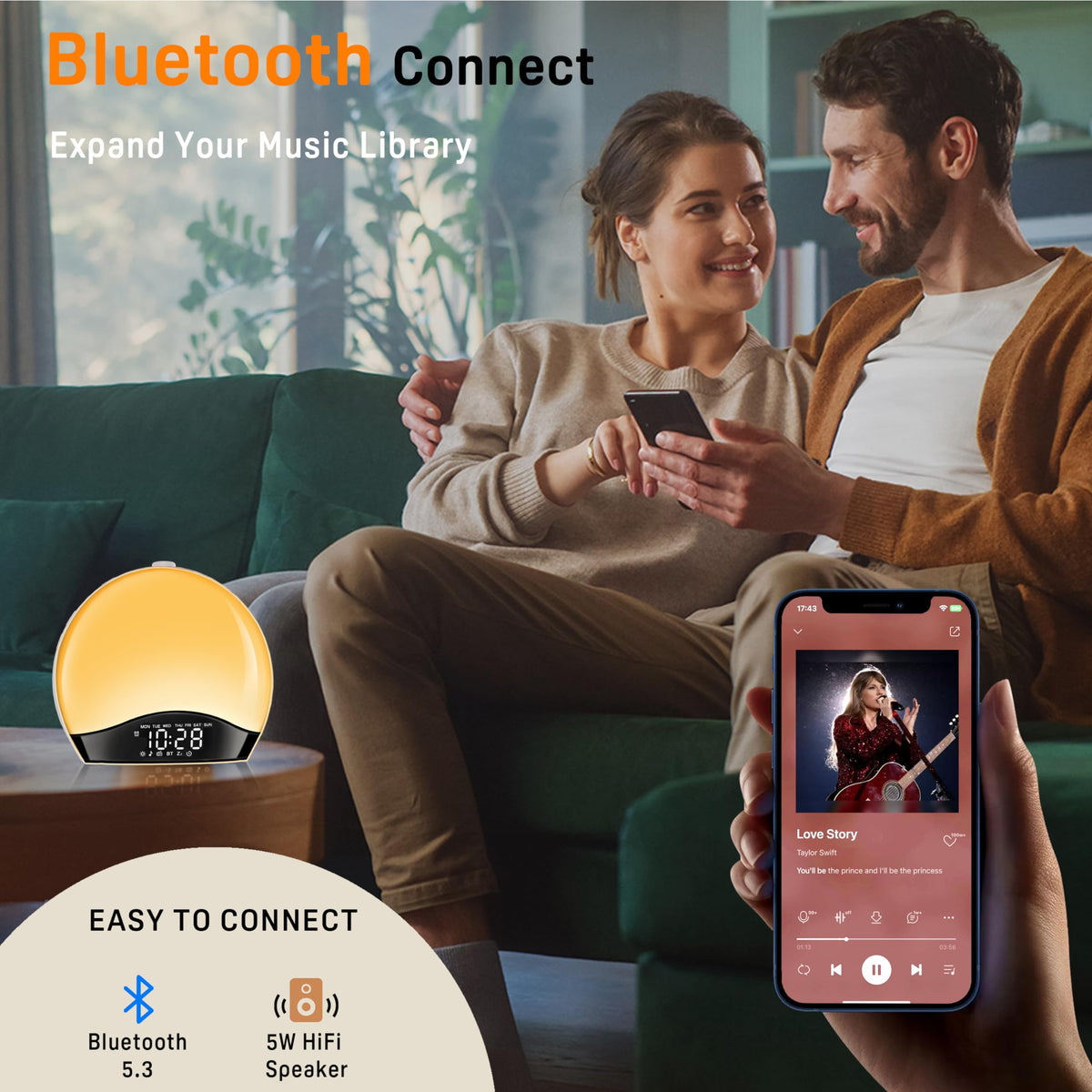 JALL playing via Bluetooth from a phone showing speaker quality and streaming benefit