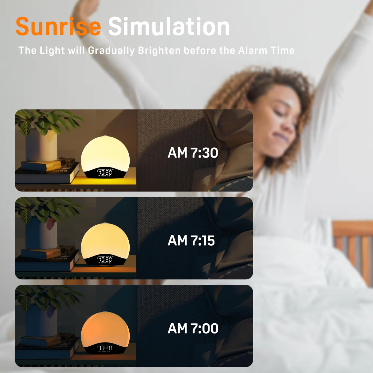 JALL used in a child's room as a soft nightlight for calm nighttime comfort