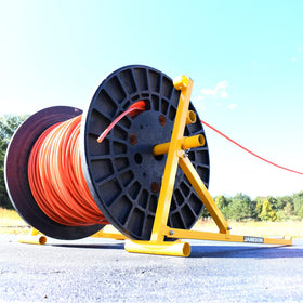 Jameson 54-inch diameter reel accommodation, up to 40-inch width.