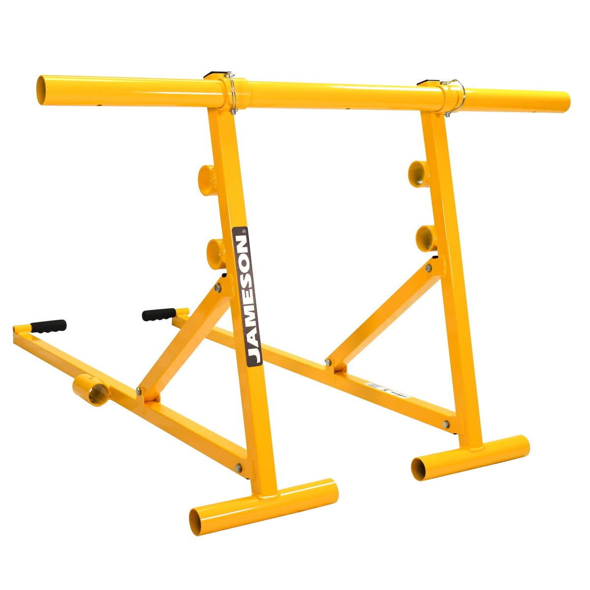 Jameson Heavy Duty Reel Buck side view, rugged steel frame supports up to 1,000 lbs.