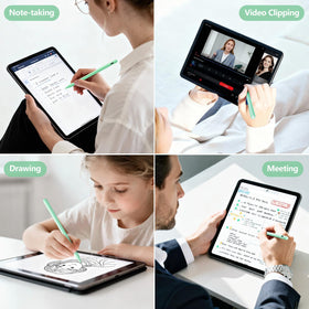JAMJAKE stylus next to ruler showing scale and portable size benefit