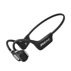 Jamsync open-ear headphones showing safety-focused design for outdoor runs and awareness