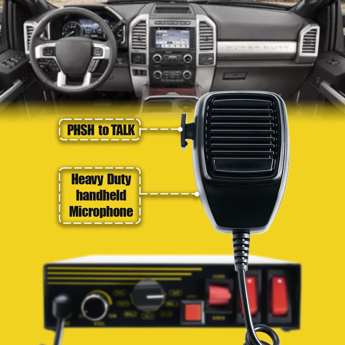 JAMTON side profile showing unit dimensions and compact fit for vehicle dashboards