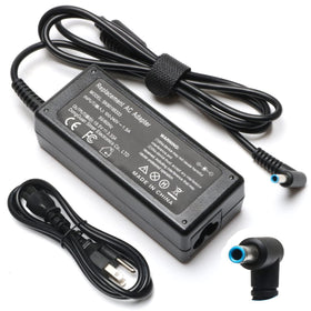 Janboo blue-tip charger with 4.5mm x 3.0mm tip powers HP Chromebooks daily