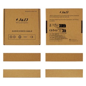 J&D 1-year limited warranty provides peace of mind.