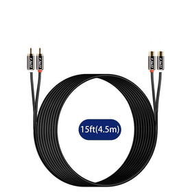 J&D 2RCA cable compatible with hi-fi components