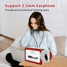 Janryzone two AA battery option enables portable listening without outlets.
