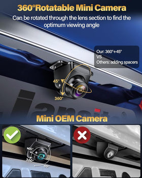 Jansite camera under spray showing IP69K waterproof protection and durability