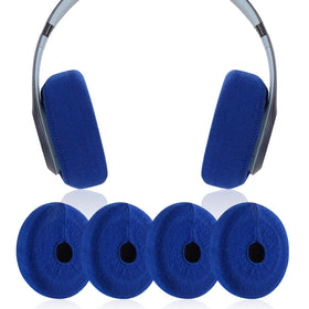 Jarmor blue earpads sweater cover on Beats Studio 3/2 cushions adds comfort
