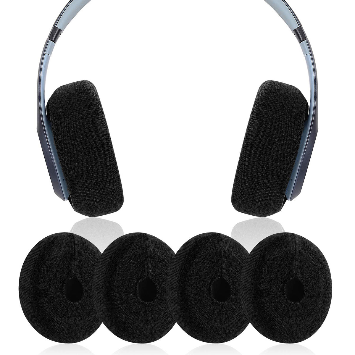 JARMOR earpads sweater covers on Beats Studio 3 cushions protect from scratches.