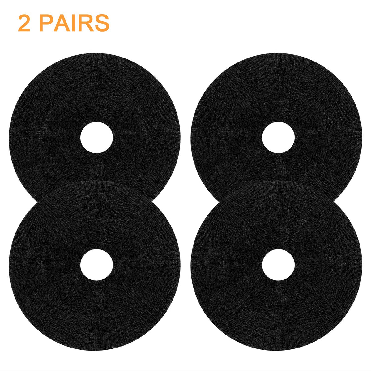 JARMOR sweater covers for headphones with 3-4 inch cushions enabling tool-free installation.