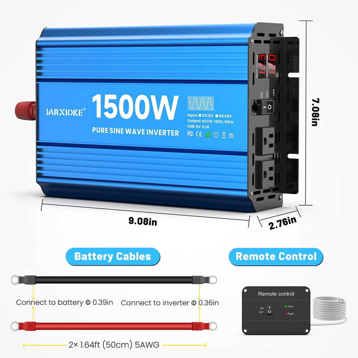 JARXIOKE off-grid solar setup image demonstrates flexible energy supply.