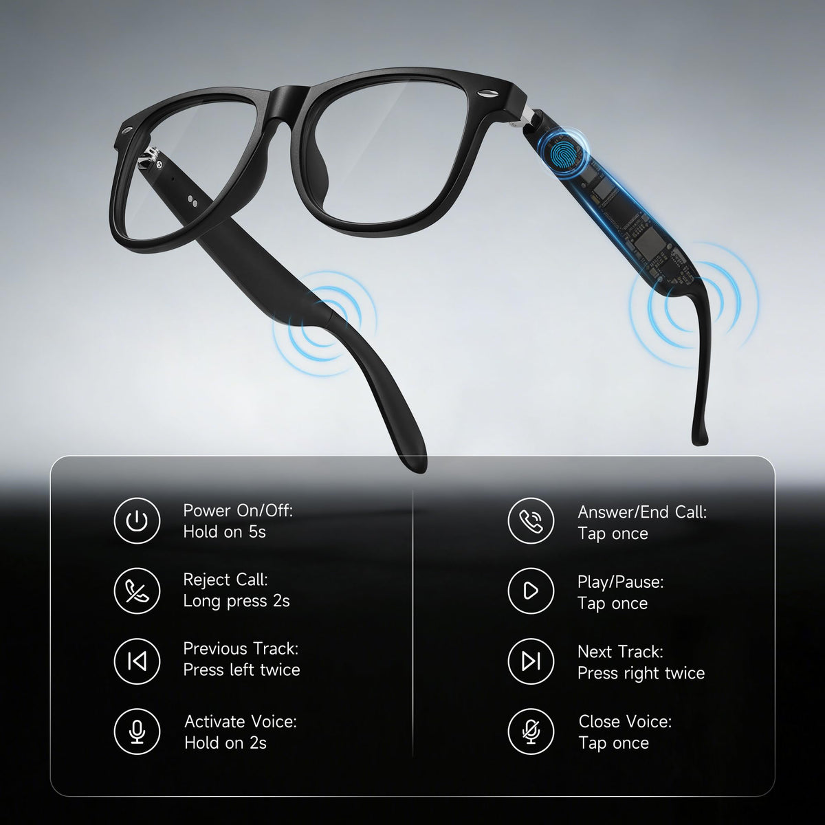 JASPIN long battery life with music and calls suitable for commuting and travel