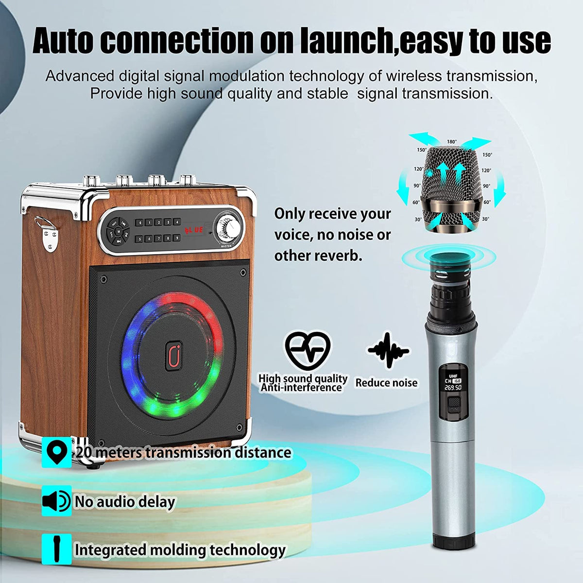 JAUYXIAN TWS setup enables immersive stereo by pairing two speakers.