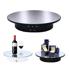 JAYEGT rotating display stand showcases jewelry with smooth 360-degree rotation for product photos