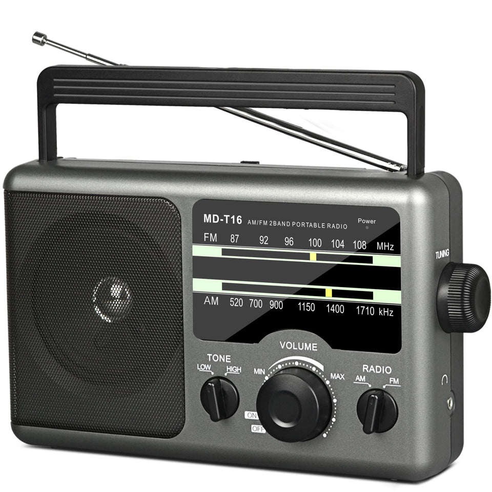 Jazmm front view showing speaker and dial for clear listening