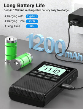 Jazmm Pocket Radio 5W speaker delivers rich, clear sound