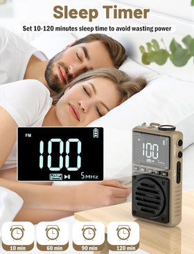 Jazmm sleep timer for gentle listening before bed or during workouts.