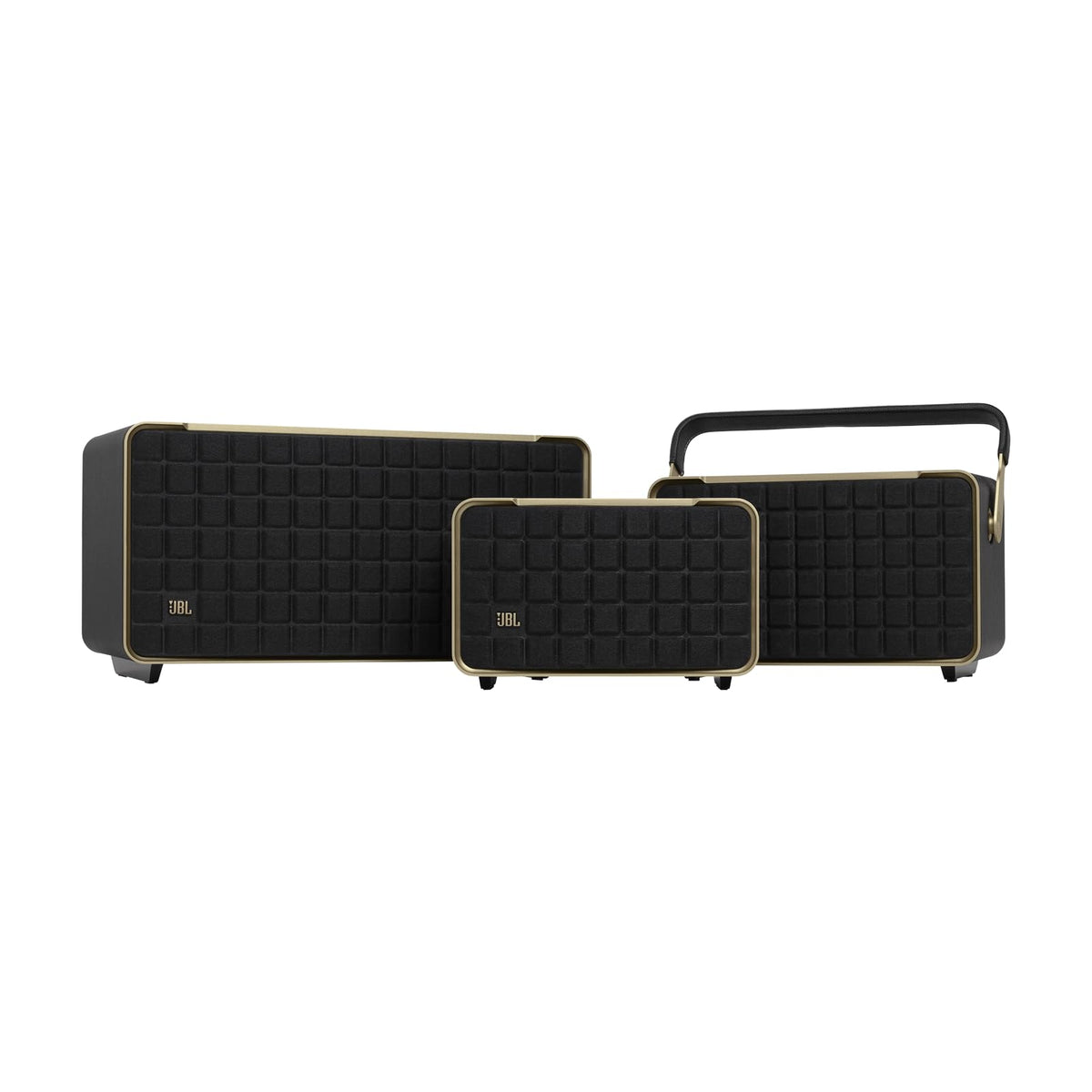 JBL Authentics 300 in use in living room for ambient party sound