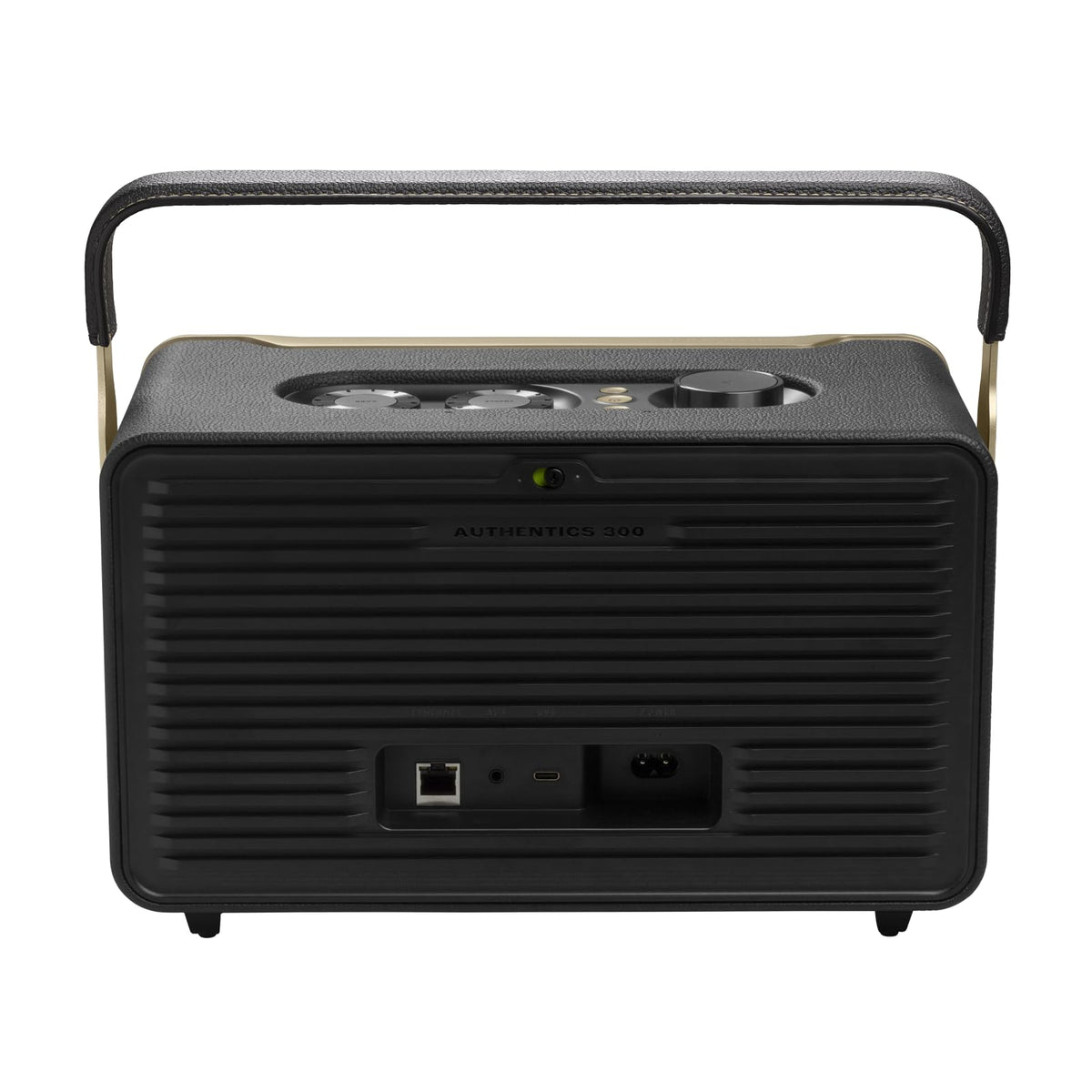 JBL Authentics 300 side handle, portable design for easy room-to-room listening