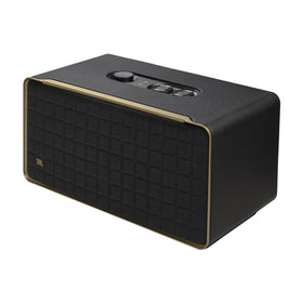 SlipStream bass port on JBL Authentics 500 enhances deep, controlled bass.