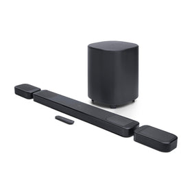 JBL Bar 1000MK2 detachable surround speakers deliver cinematic surround sound.