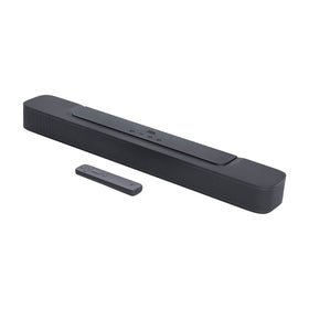 JBL Bar 2.0 MK2 soundbar front view with compact under-TV placement