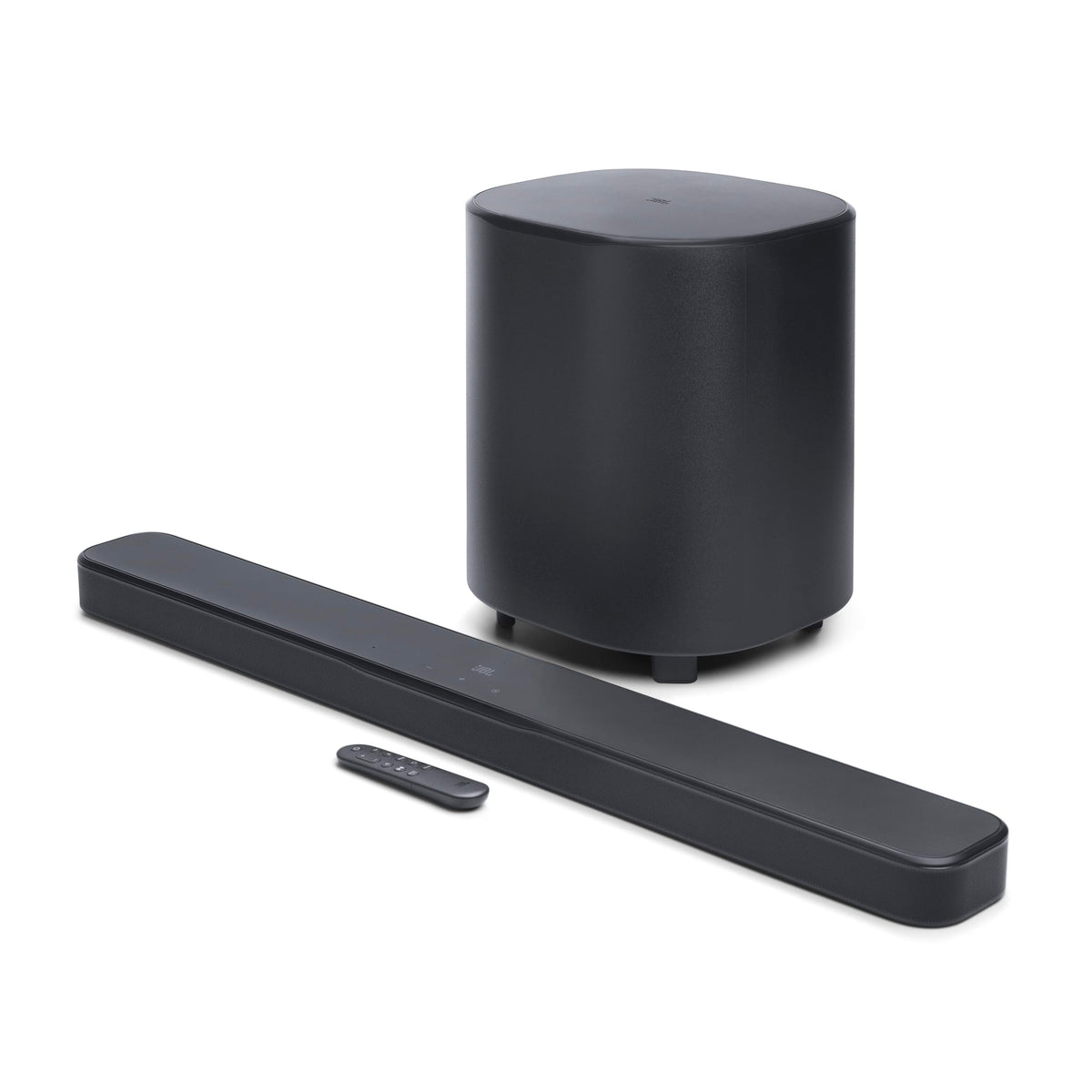JBL Bar 500MK2 with 10-inch subwoofer for deep, punchy bass in home cinema