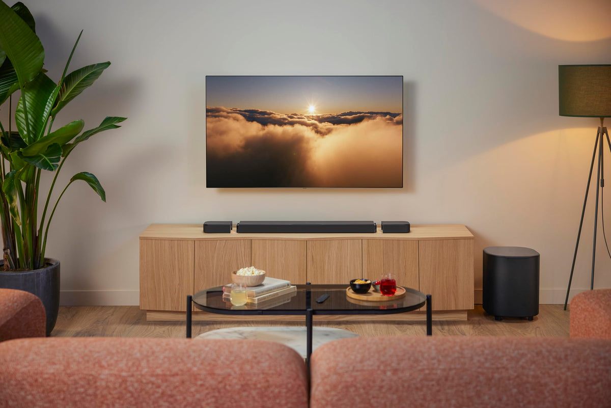 10-inch wireless subwoofer delivering deep bass with the Bar 700MK2