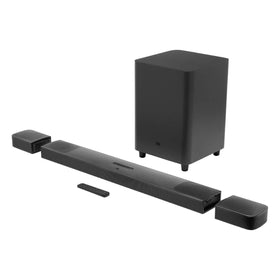 JBL Bar 9.1 main bar delivering immersive sound for living room viewing