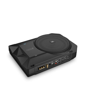 JBL BassPro SL under-seat subwoofer front view boosts cabin bass response