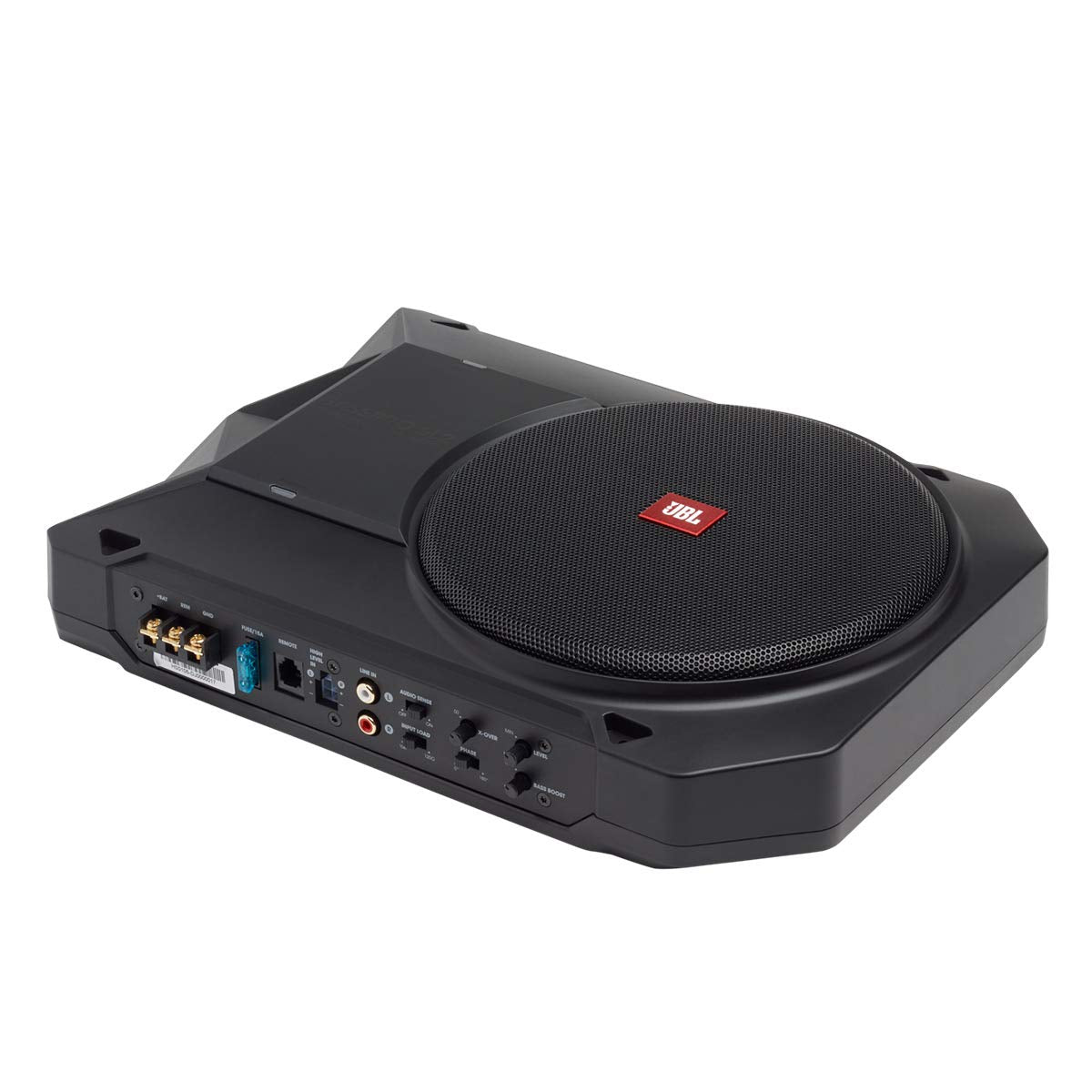 JBL BassPro SL2 under-seat subwoofer front view boosts car bass