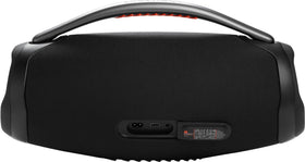 JBL Boombox 3 sturdy handle design for simple carrying on adventures.