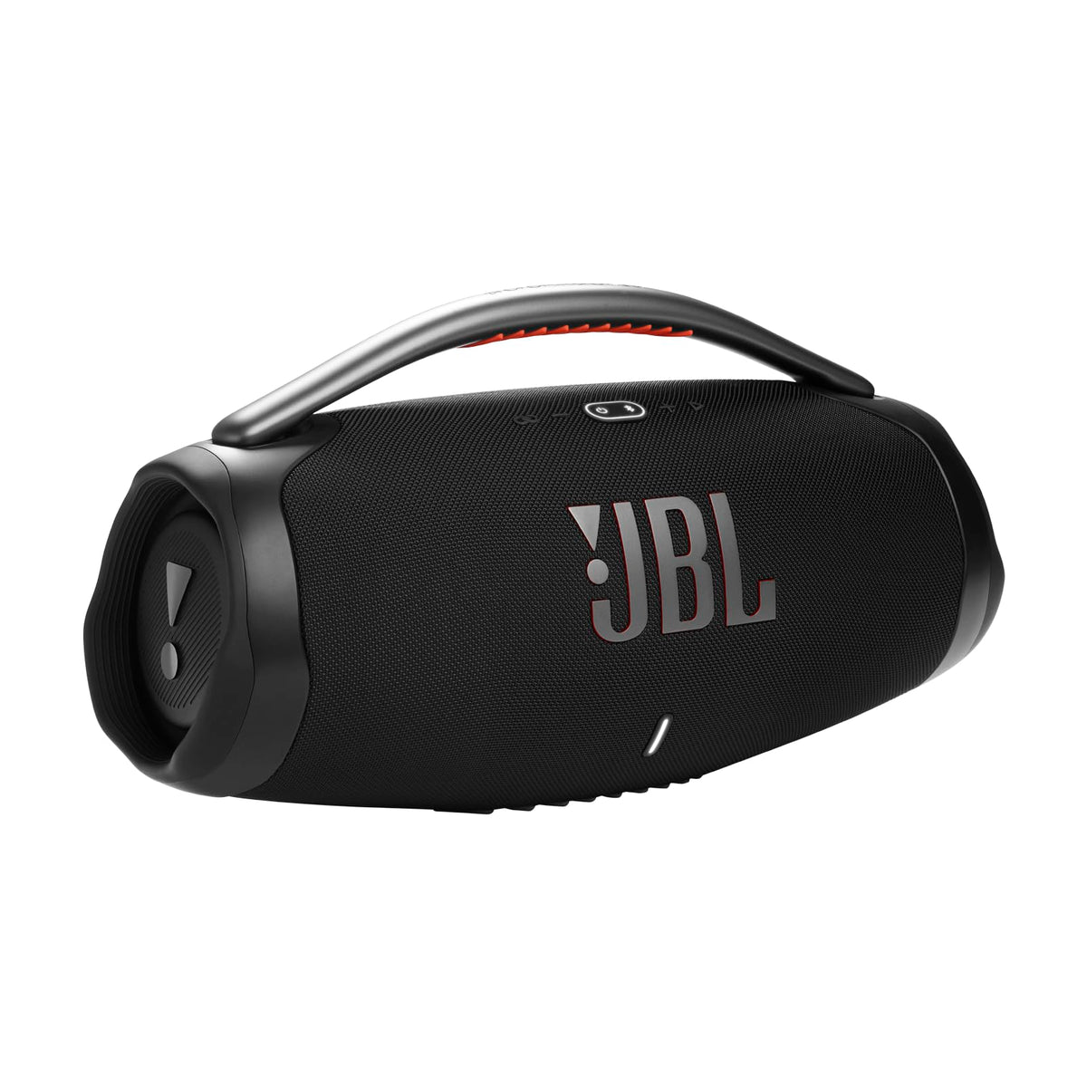 JBL Boombox 3 handle with silicone grip for easy transport and all-day listening