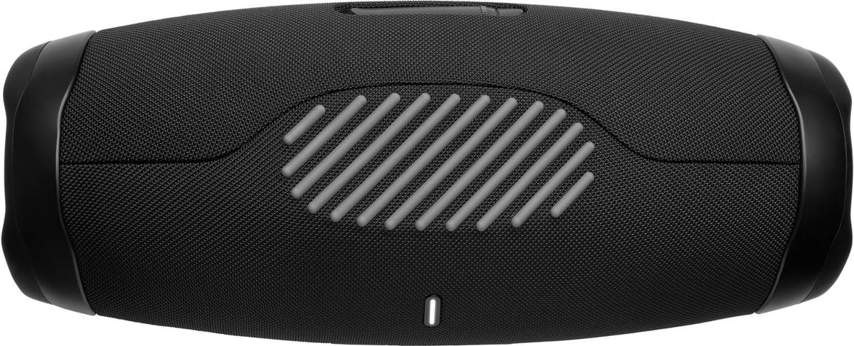 JBL Boombox 3 PartyBoost enables stereo or multi-speaker setups.