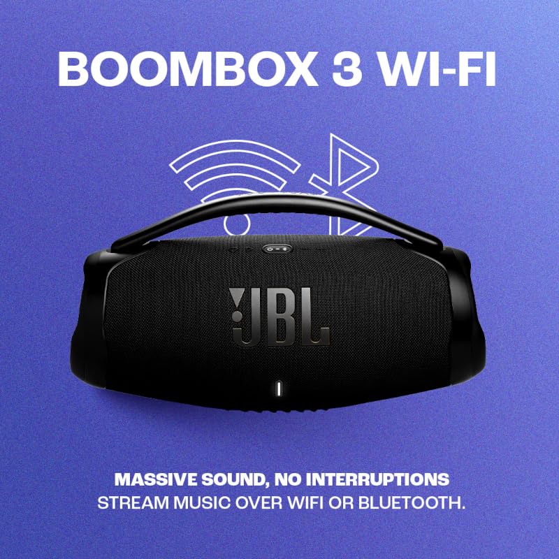 JBL Boombox 3 renewed-packaging signals sustainable renewal and tested performance