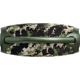 JBL Boombox 3 Squad rugged body supports dust and water resistance in real life.