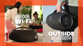 JBL Boombox 3 Wi-Fi battery life up to 24 hours of continuous play.