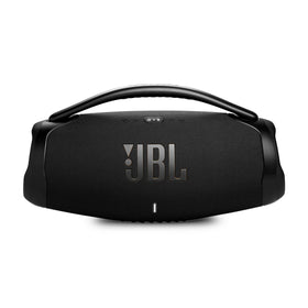 JBL Boombox 3 Wi-Fi app setup with JBL One App for customization.