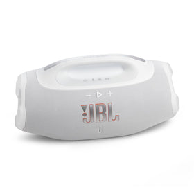 JBL Boombox 4 playtime up to 34 hours for all-night events.