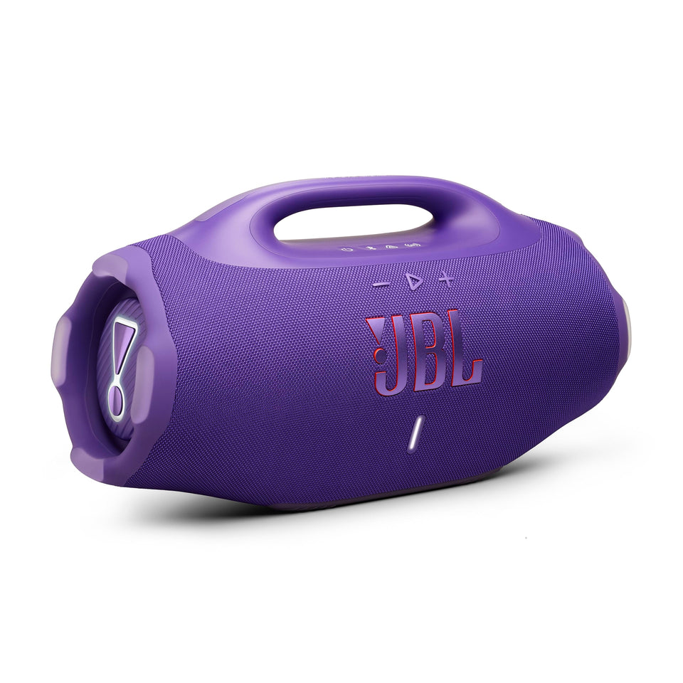 JBL Boombox 4 front view showing powerful sound suitable for outdoor parties