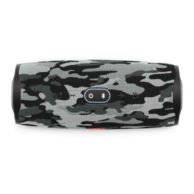 JBL Charge 4 IPX7 waterproof design withstands beach or poolside use.
