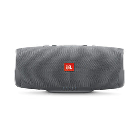 JBL Charge 4 portable gray speaker for on-the-go listening with bold sound.